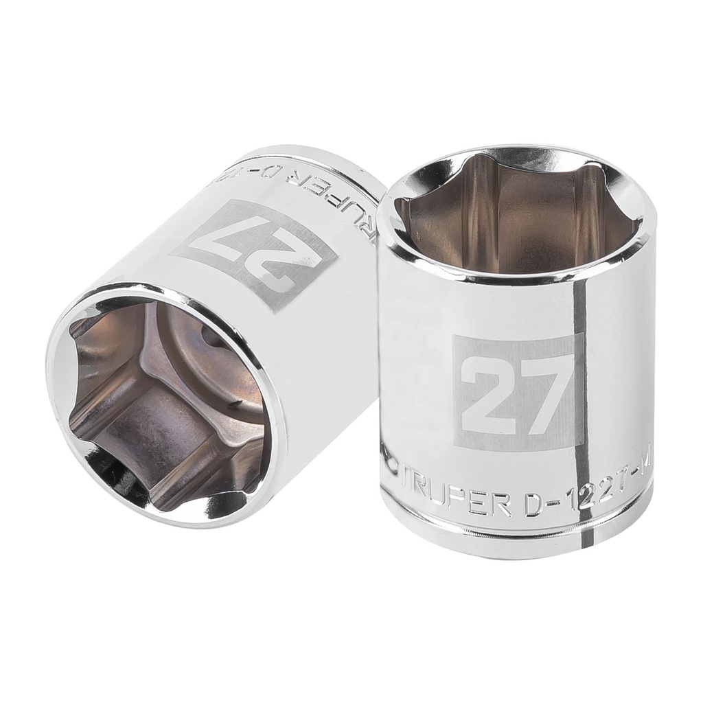 Dados hexagonales E 1/2" - 27 mm, Truper