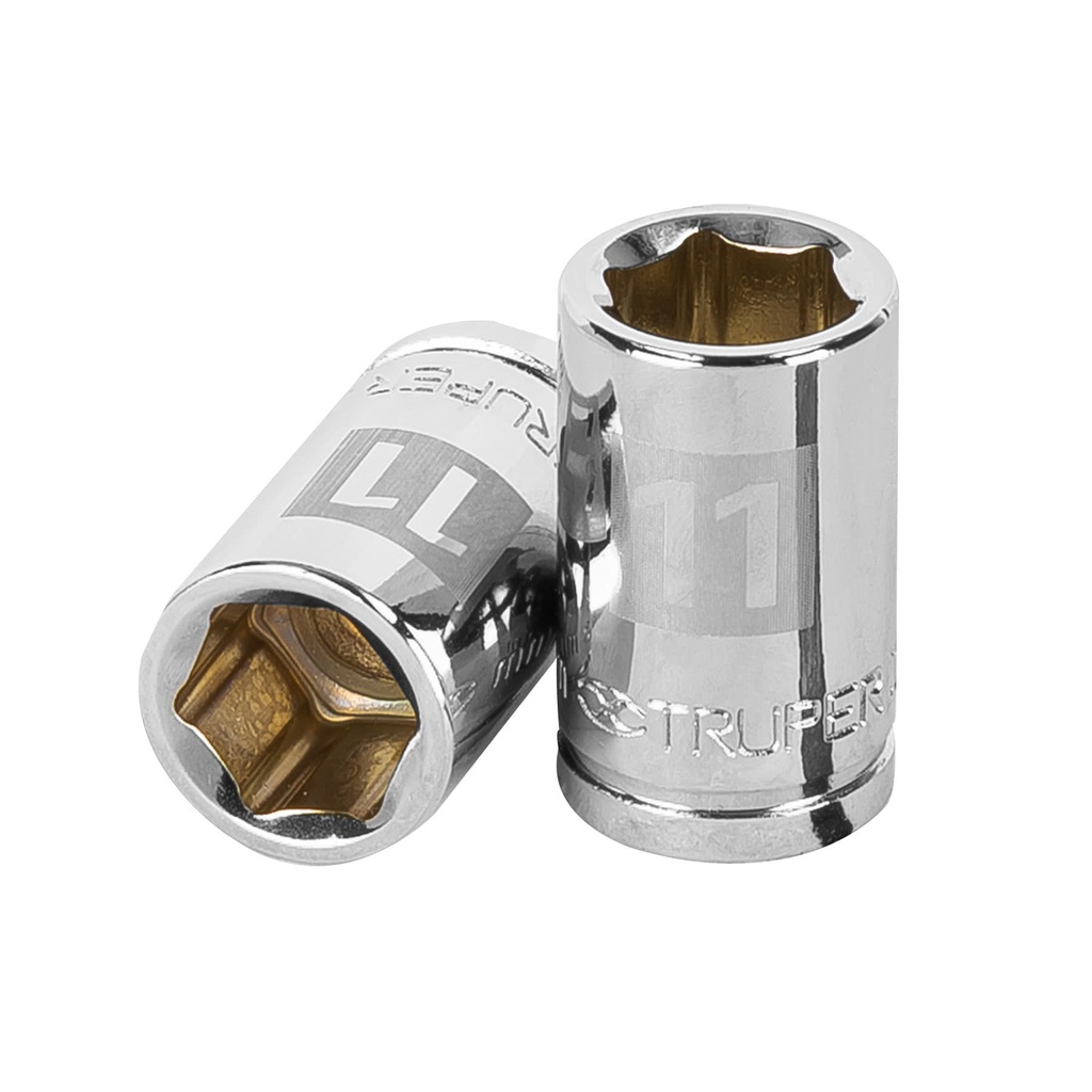 Dado hexagonal en mm  E3/8" -  11mm, Truper