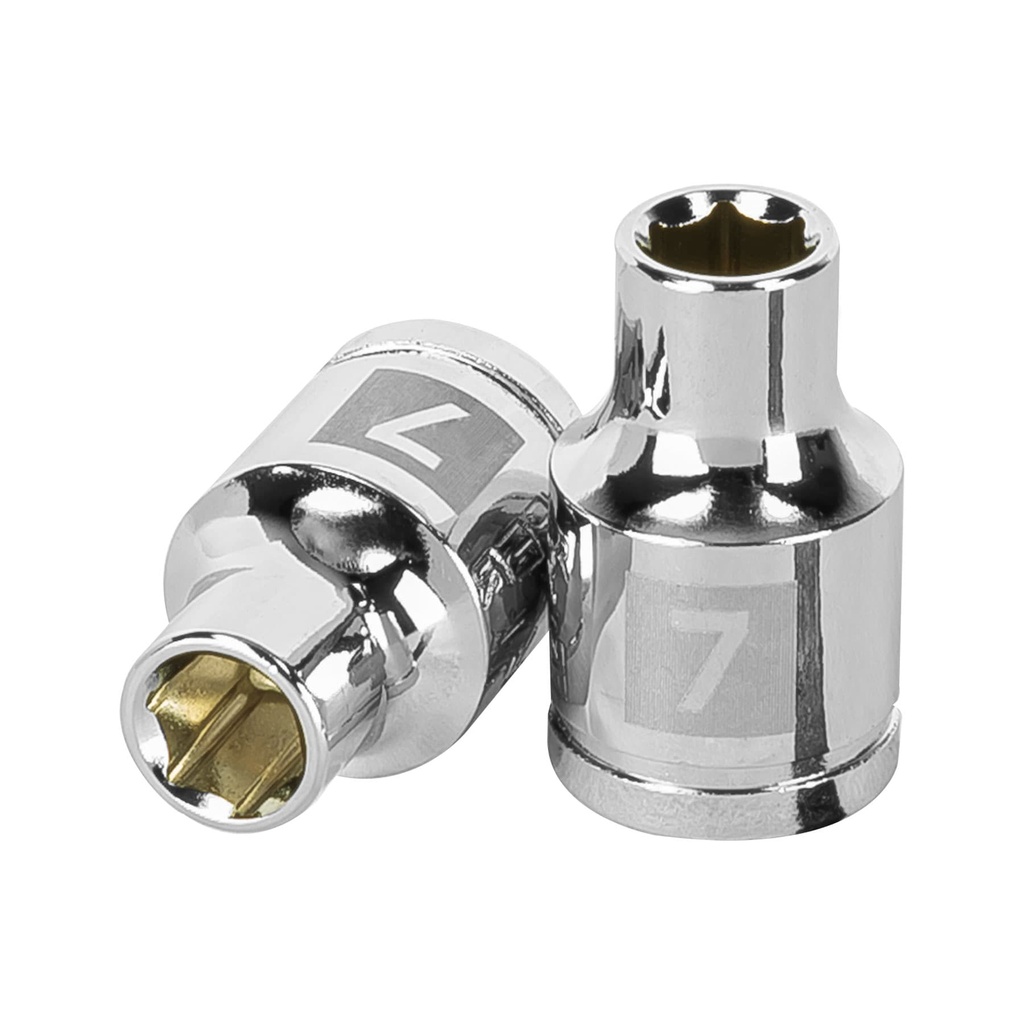 Dado hexagonal en mm  E3/8" -  7mm, Truper
