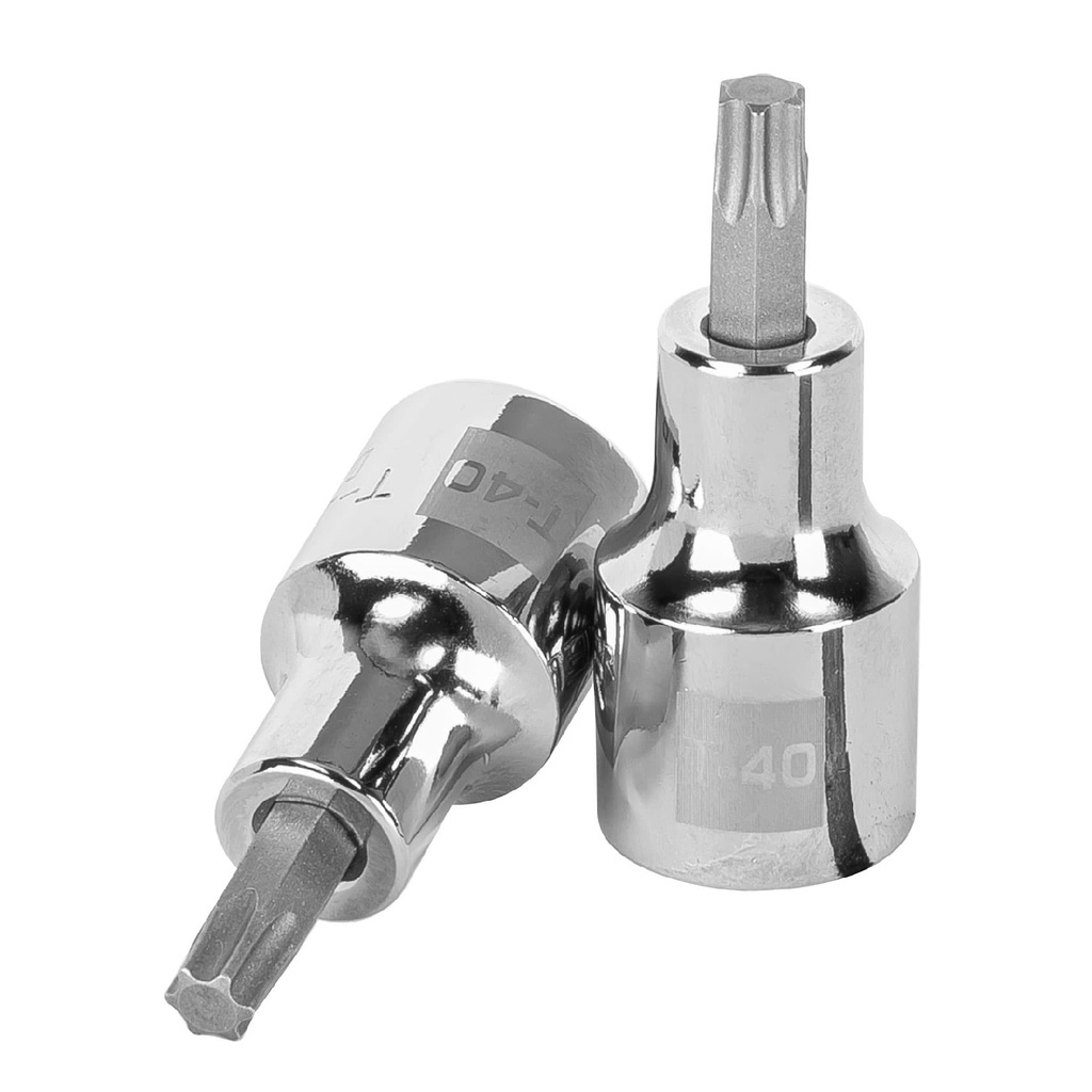Dados punta torx  E 1/2" , T-40, Truper