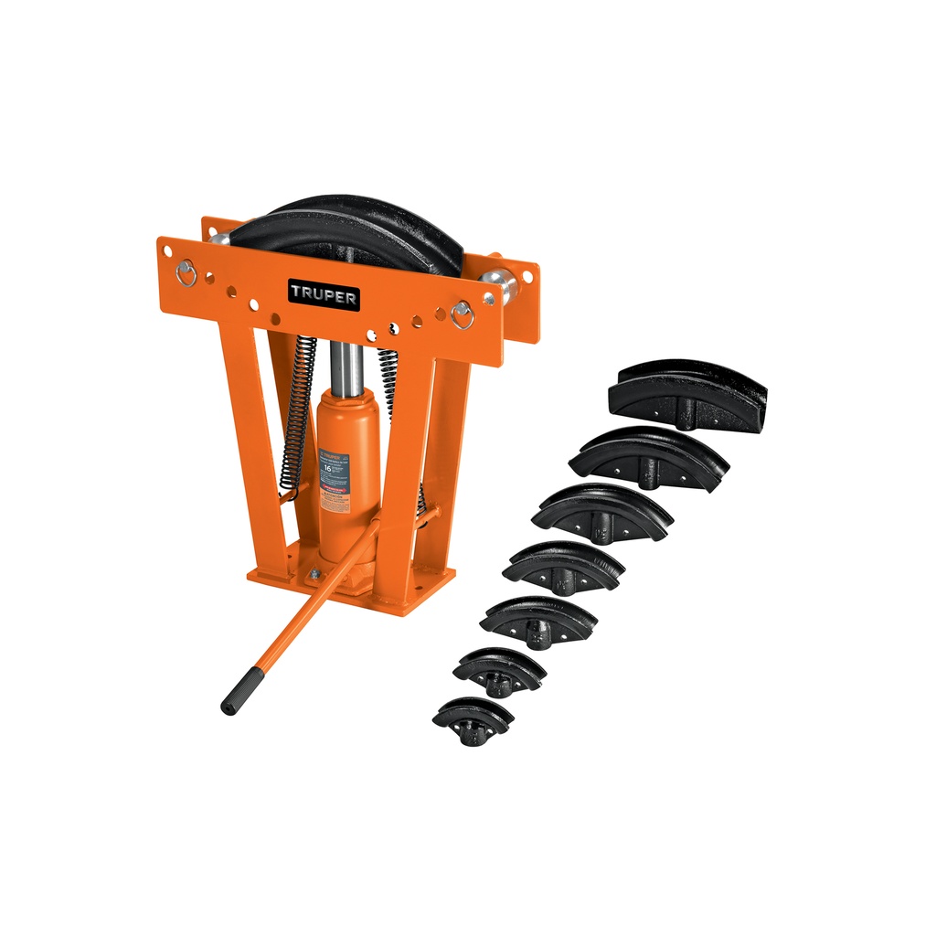 Doblador de tubohidraulico, 16 ton, Truper