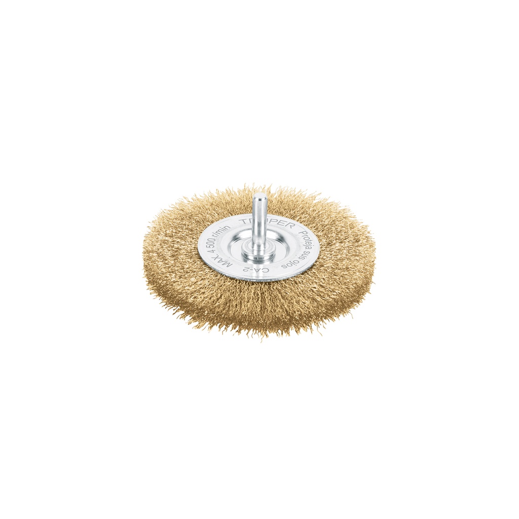 Escobilla circulares, de alambre fino, calibre 0.17 mm, diametro 4 ", Truper