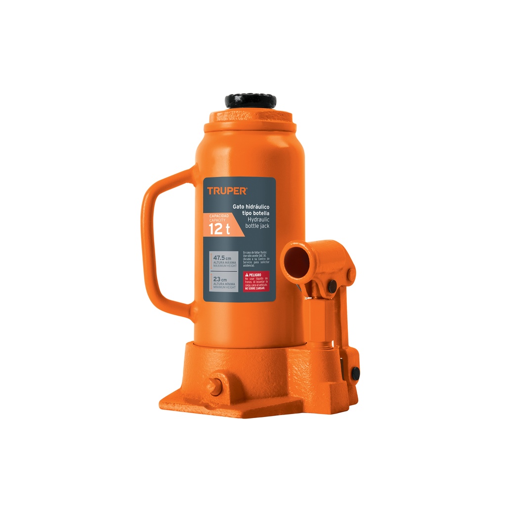 Gata hidraulica de botella 12 T, Truper