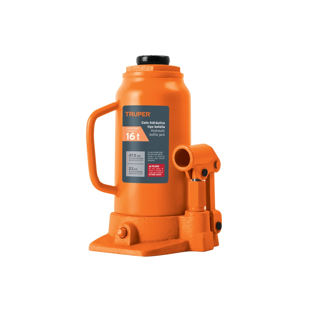 Gata hidraulica de botella 16 T, Truper