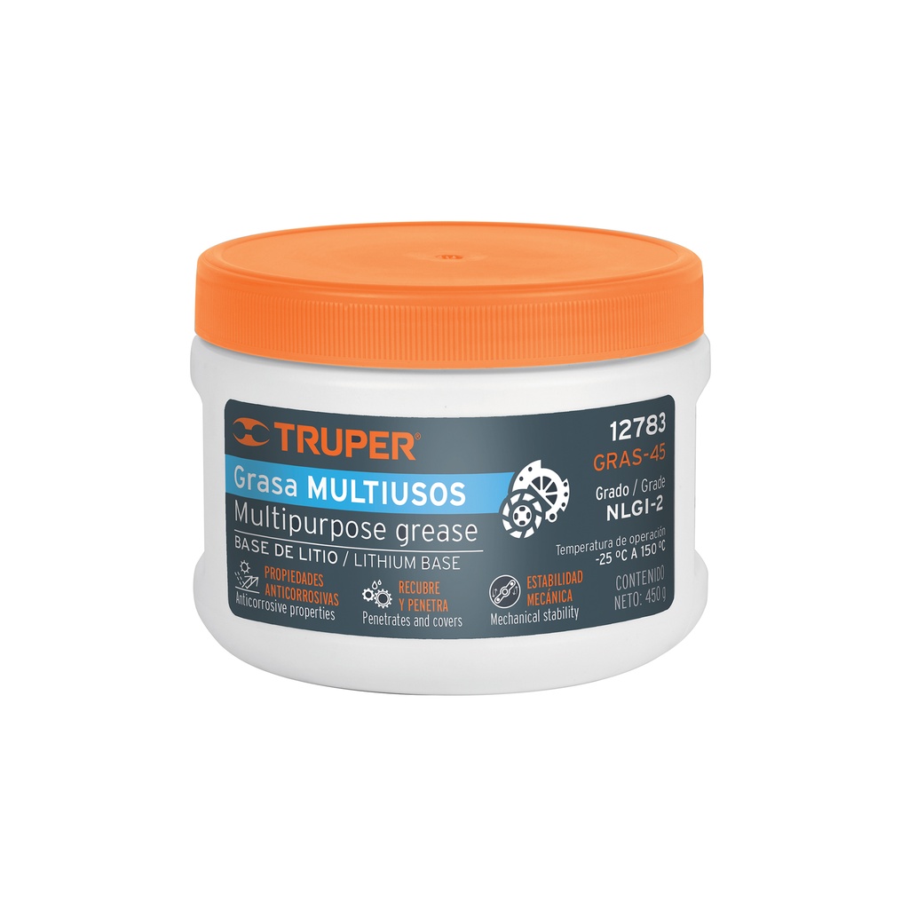 Grasa lubricante multiusos * 450g, Truper