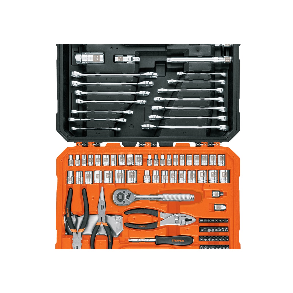 Juego de 124 piezas, Truper