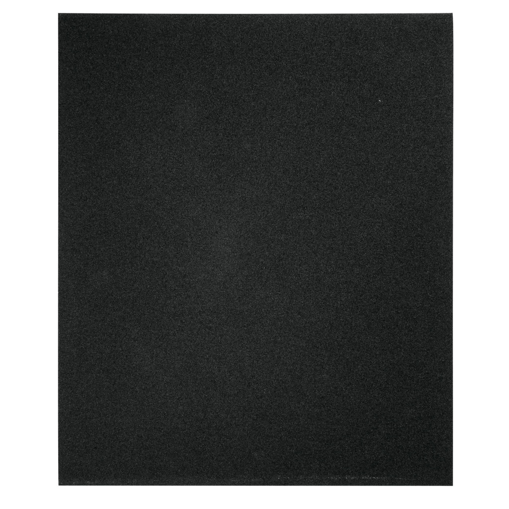 Lija de esmeril, negra, grano 120, Truper