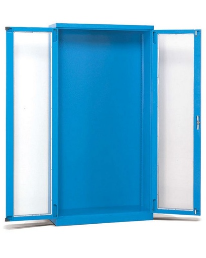 [FAA130200 04] Armario Metalico AZUL | 1023x400x2000h VACIO c/policarbonato, Storage Compat