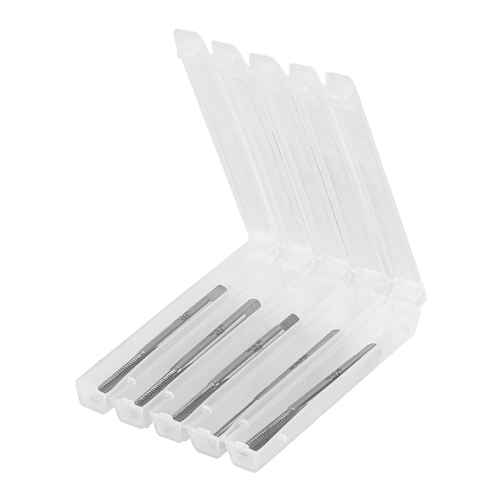 Macho semiconico, estuche 5 piezas, 1/8" x 40, Truper