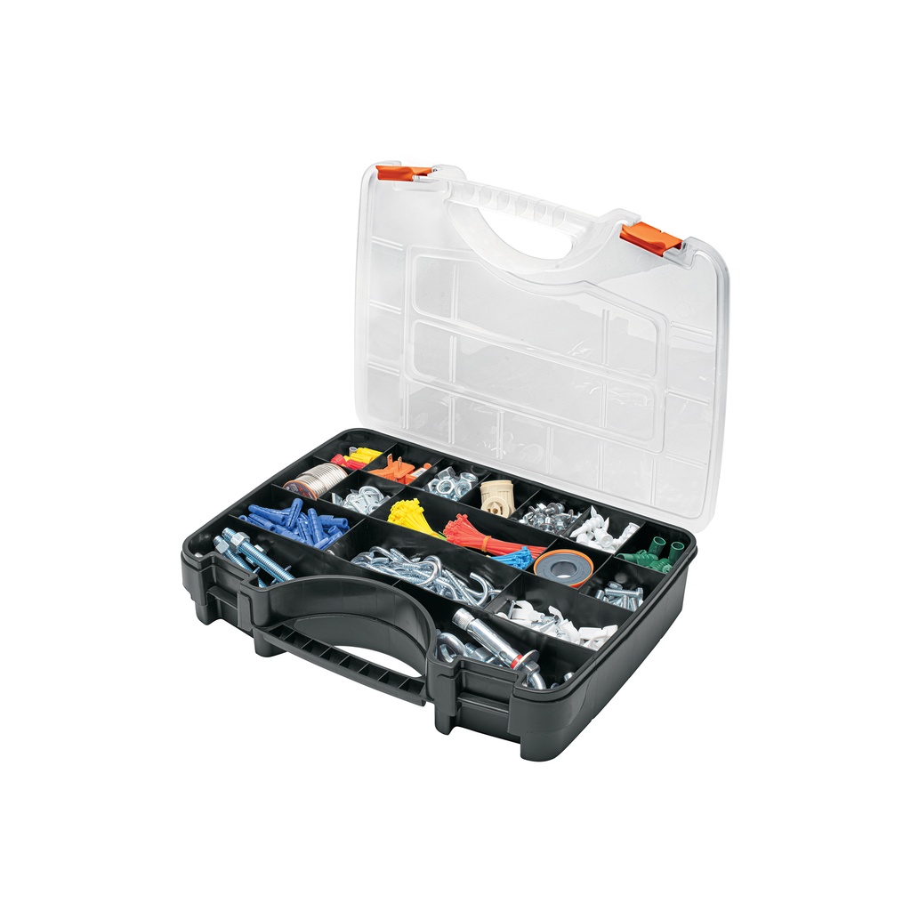 Organizador reforzado 17", 17 compartimientos, Truper