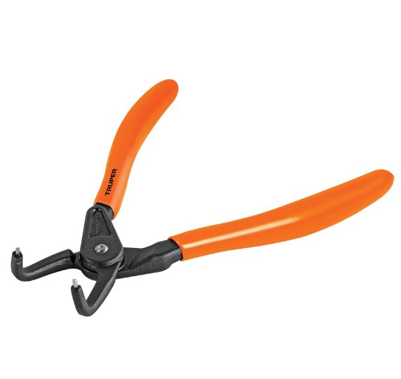 Pinza punta a 90° para cerrar anillos, Truper