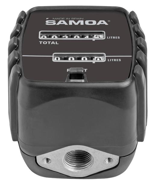 CONTADOR VOLUMETRICO MECANICO EN LITROS USO EN 365865, SAMOA