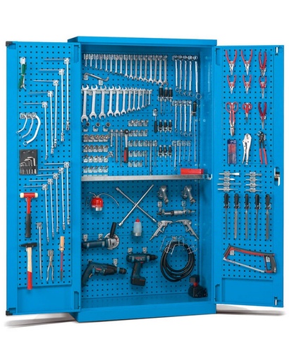 [FAA130352 04] Armario Metálico Azul | 1023x400x2000hmm C/GANCHO, Storage Compat