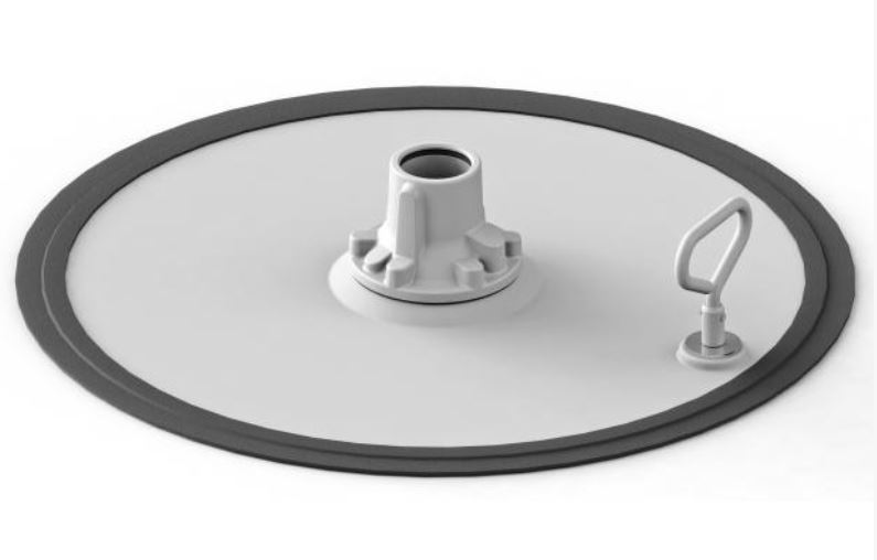 Plato seguidor de grasa Ǿ 590 MM P/Bombas Tipo PM45 y PM60, Samoa