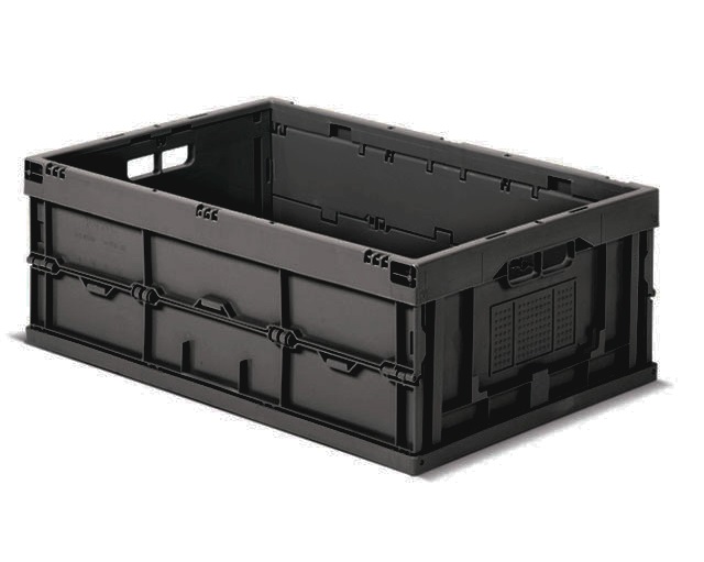 Caja plegable S/Tapa Nettuno Negro | 60x40x23h, Storage Compat