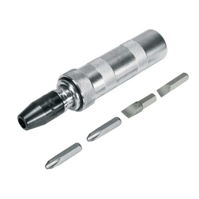 Desarmador de impacto con 4 puntas de acero S2 3/8", Truper Expert