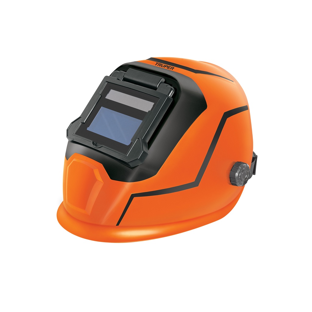 Careta electrónica p/soldar, profesional, sombra 9 a 13, Truper