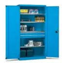 Armario Gris metalico 1023x550x2000 c/pl, caj, Storage Compat
