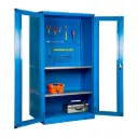 Armario Metalico AZUL | 1023x555x2000 puertas transparentes, Storage Compat