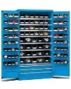 Armario Metalico AZUL | c/paneles c/cajones c/contenedores 1023x555x2000, Storage Compat