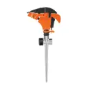 Aspersor palstico 2 vias y estaca 11", Truper