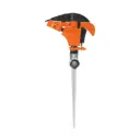 Aspersor plastico 1 via y estaca de 11", Truper
