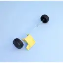 Axle assembly, zinc yellow, Karcher