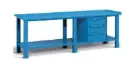 BANCO ACERO AZUL 2507x705x855h, Storage Compat