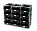 BASE DOMINO NEGRO FED403 1070x465x85, Storage Compat