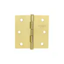 BC-251PP Bisagra cuadrada 2-1/2",latonado, cabeza plana, Truper Hermex Basic