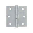 Bisagra cuadrada 2-1/2", acero cromo mate, plana, Hermex