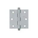 Bisagra cuadrada 2-1/2", acero cromo mate, redonda, Hermex