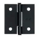 Bisagra cuadrada 2", negro mate, cabeza plana, Truper Hermex