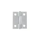 Bisagra rectangular 1-1/2", acero pulido, Hermex