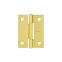 Bisagra rectangular 2", acero latonado, Hermex