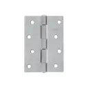 Bisagra rectangular 4", acero pulido, Hermex