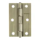 BR-102 Bisagra rectangular 1" latón antiguo, Truper Hermex