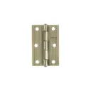 BR-302 Bisagra rectangular 3" latón antiguo, Truper Hermex