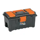Caja plástica 16" con compartimentos, Truper