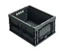 Caja plegable Sin Tapa Nettuno Negro | 40x30x23h, Storage Compat
