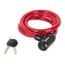 Candado de cable con llave, uso pesado 15mm, 1.2m, Truper