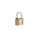 Candados de laton pulido alta seguridad, arco normal, llave de cruz 40mm, Truper