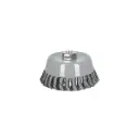 Carda de copa, alambre trenzado grueso , 5", Multi rosca, Truper