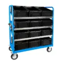 Carro completo Azul | c/cont c/piso+3 niveles, Storage Compat