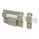 Cerradura de barra fija, cilindro exterior, Truper Hermex