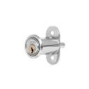 Cerraduras para mueble, tipo boton, modelo 20 - Cromo, Truper