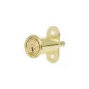 Cerraduras para mueble, tipo boton, modelo 20 - Laton, Truper