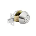 CERO-32P Cerrojo cromo mate, llave-llave, Hermex Basic