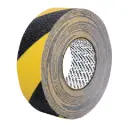 Rollo de 18 m de cinta antiderrapante ama/negra 50 mm con abrasivo