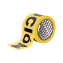 Rollo de 100 m de cinta de seguridad "Precaución", Truper